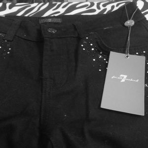 Seven For all mankind rhinestone jeans